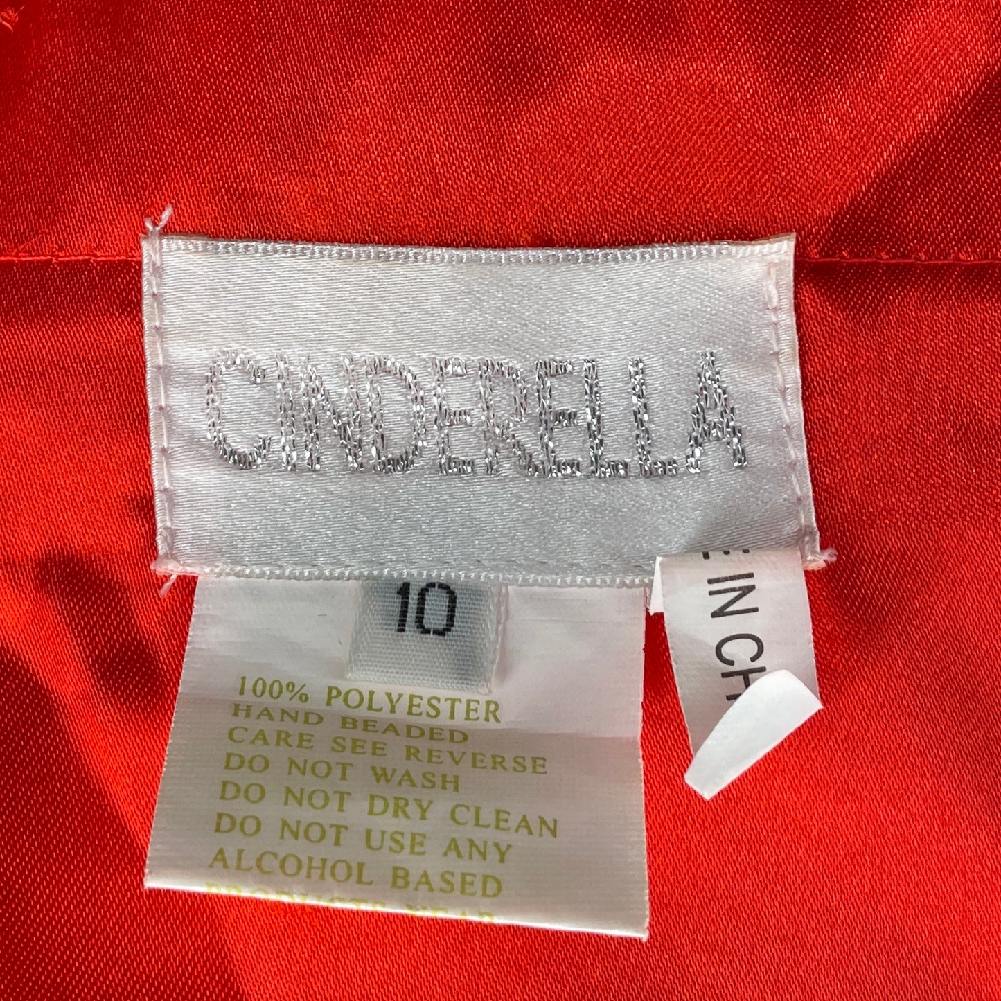 Vestido Cinderella Plisado Lentejelas Verde-Talla 10