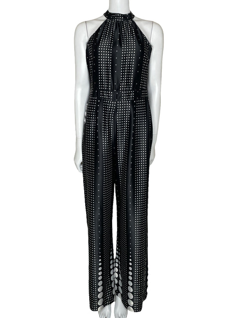 Mono Milk & Honey Puntos Halter Negro-Talla M