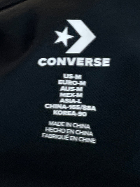 Sueter Converse Casual Manga Corta Negro-Talla M