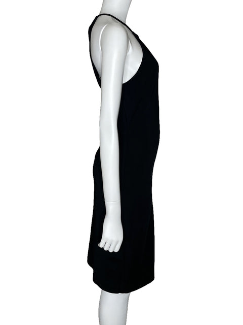 Vestido Ralph Lauren Halter Sin Mangas Negro-Talla 12