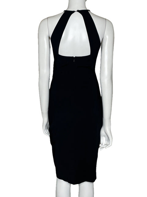 Vestido Ralph Lauren Halter Sin Mangas Negro-Talla 12