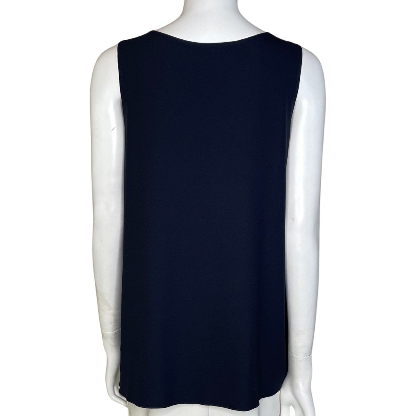 Blusa Hugo Boss Boss Orange Sin Mangas Azul-
Talla 8