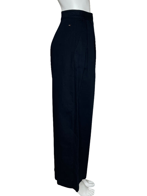 Pantalón Tommy Hilfiger Wide Leg Azul-Talla 0