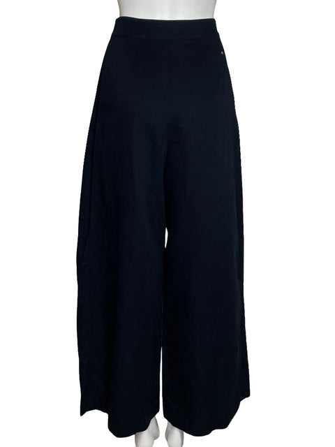 Pantalón Tommy Hilfiger Wide Leg Azul-Talla 0