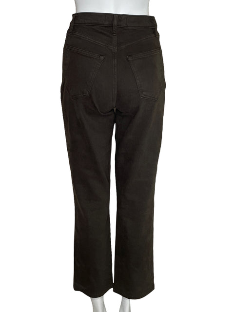 Pantalón Abercrombie & Fitch 90s Straight Marron-Talla 25