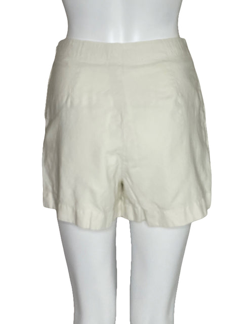 Faldashort Uniqlo Zipper Blanco-Talla XS