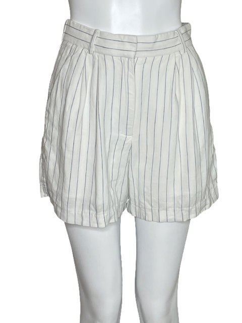 Short Abercrombie & Fitch Rayas Blanco-Talla 26