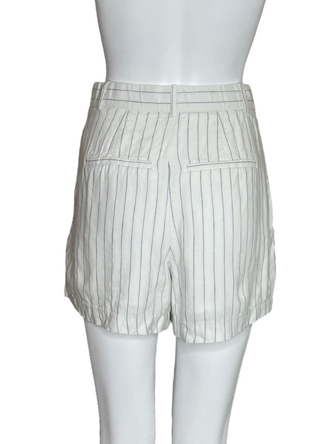 Short Abercrombie & Fitch Rayas Blanco-Talla 26
