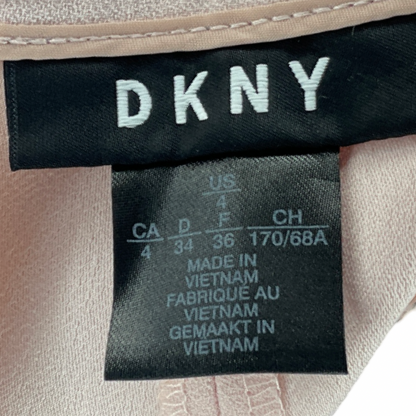 Pantalón DKNY Talle Alto Rosado-Talla 4