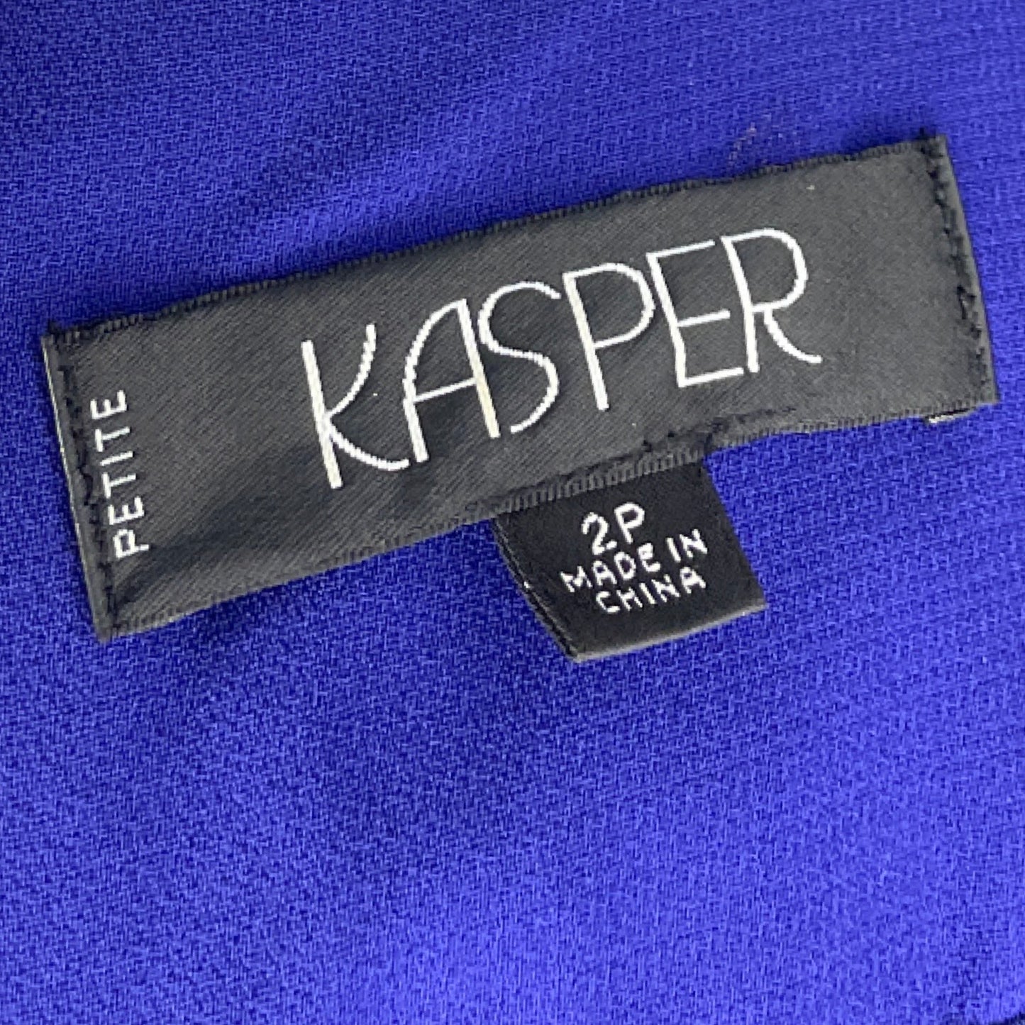 Blazer Kasper Botones Morado - Talla 2