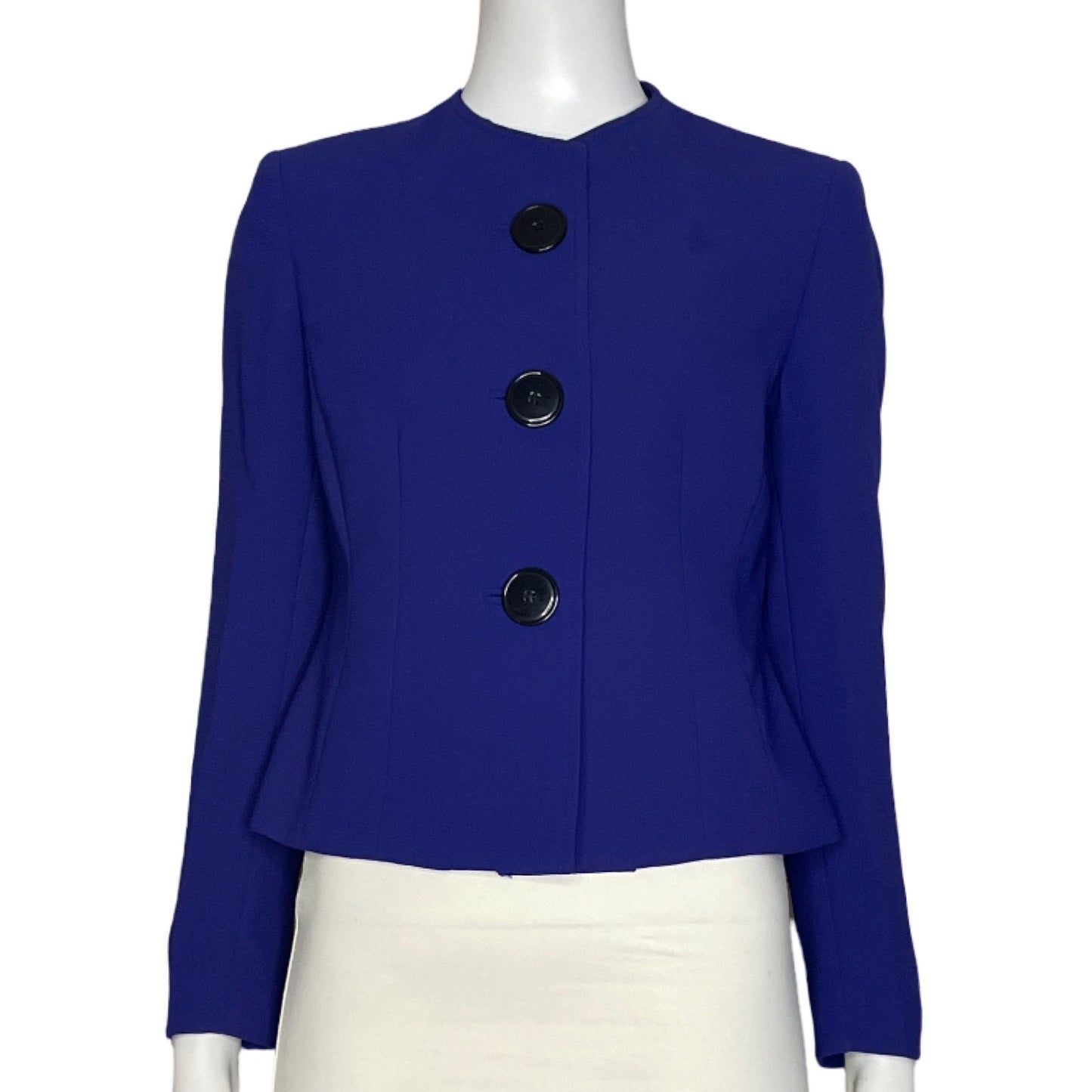 Blazer Kasper Botones Morado - Talla 2