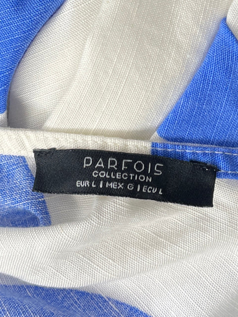 Vestido Parfois Fluido Circulos Blanco-Talla L