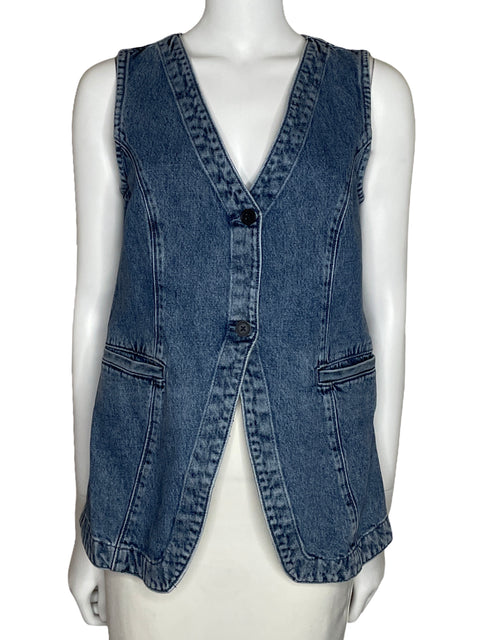 Chaleco Gap Bolsillos Azul-Talla S
