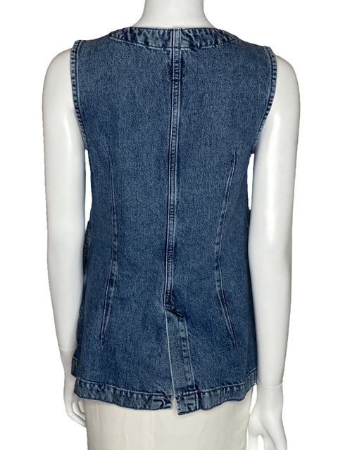 Chaleco Gap Bolsillos Azul-Talla S