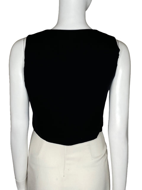 Chaleco Zara Casual Negro-Talla S