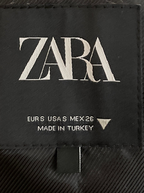 Chaleco Zara Casual Negro-Talla S