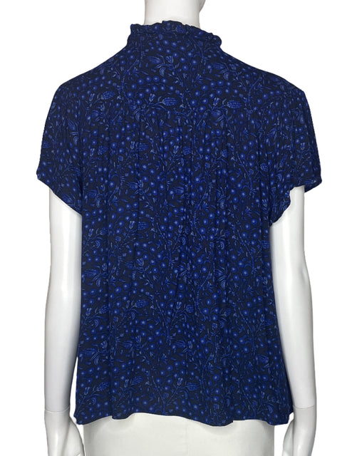 Blusa Comptoir Des Cotonniers Estampado Azul-Talla S