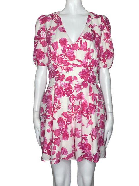 Romper Sugar+Lips Flores Cuello V Blanco-Talla S