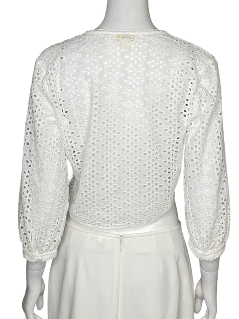 Top Studio F Troquelado Blanco-Talla S