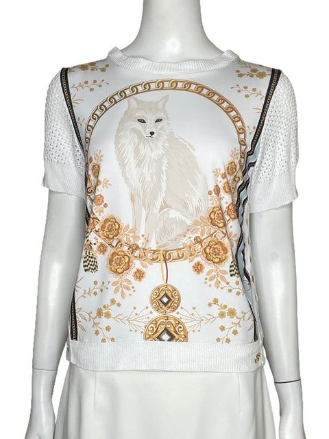 Sueter Carmen Steffens De Punto Blanco-Talla U