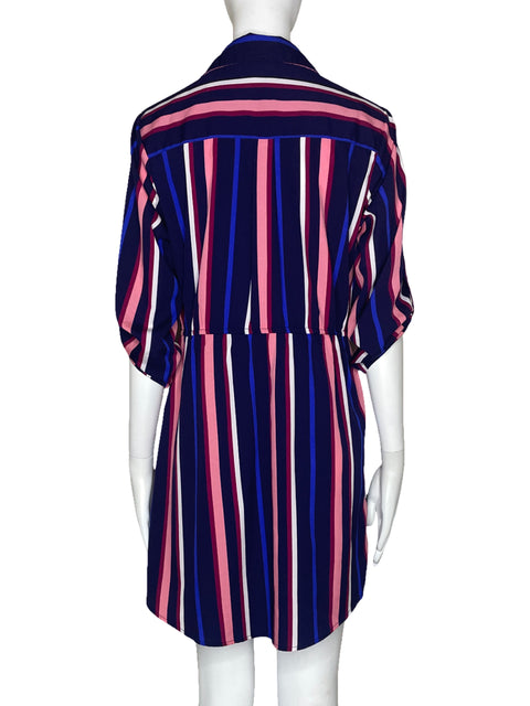 Vestido Speed Control Rayas Azul-Talla M