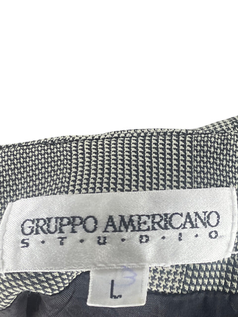 Chaleco Gruppo Americano Cuadros Negro - Talla L