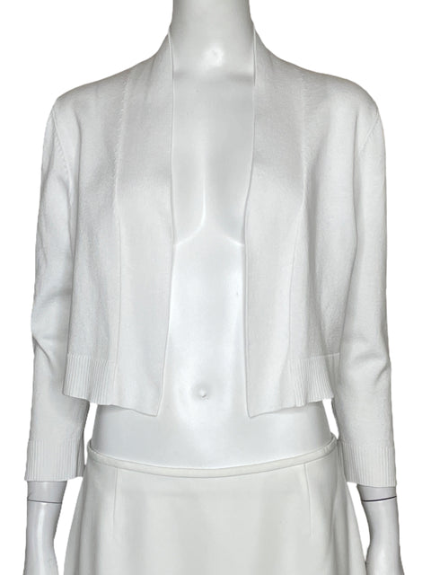 Cardigan Calvin Klein Manga Larga Blanco-Talla M