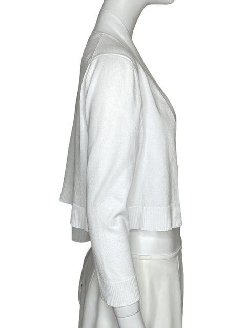 Cardigan Calvin Klein Manga Larga Blanco-Talla M