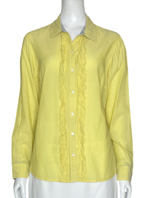 Camisa Tommy Hilfiger Flecos Amarillo - Talla M