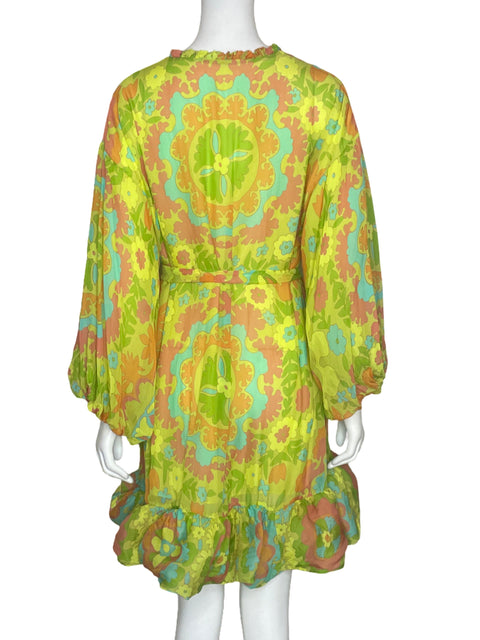Vestido Alexis Floral Verde - Talla M