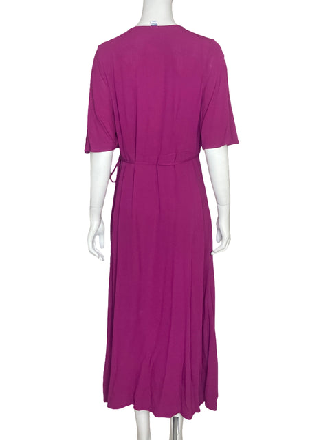 Vestido Old Navy Cruzado Morado - Talla M