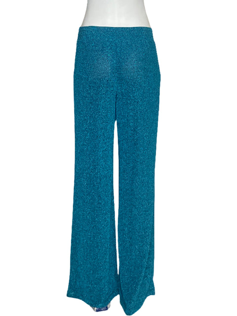 Pantalón If She Love Areum Lurex Azul-Talla M