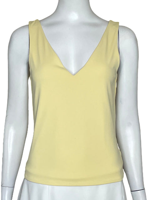 Top Express Body Contour V-Neck Amarillo-Talla S