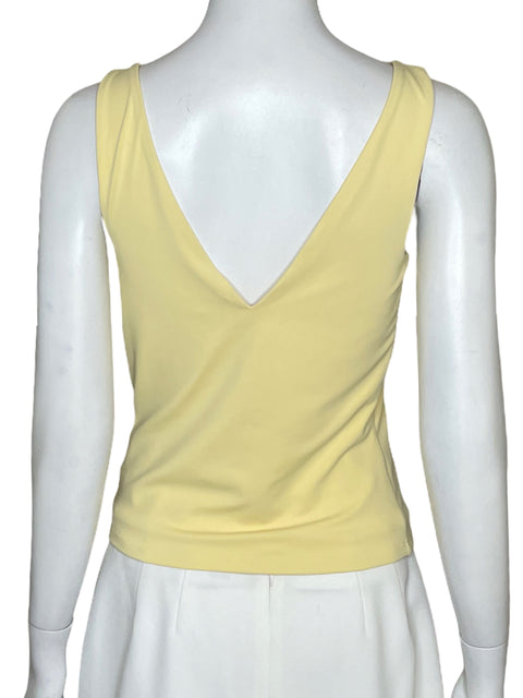 Top Express Body Contour V-Neck Amarillo-Talla S