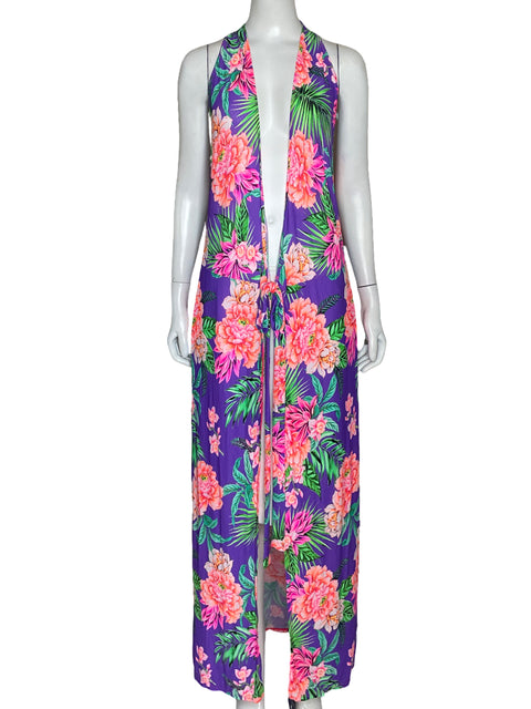 Salida de Baño Tesoro TPS Floral Morado-Talla U