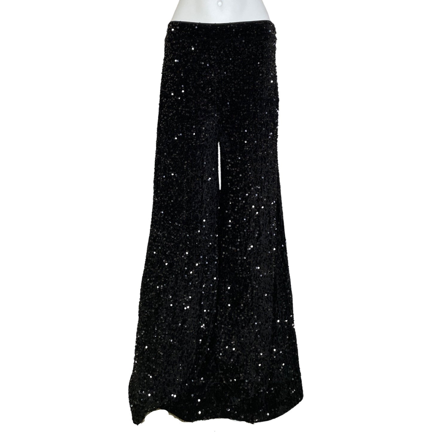 Pantalón FAERIESTY Ancho Lentejuelas Negro-
Talla L