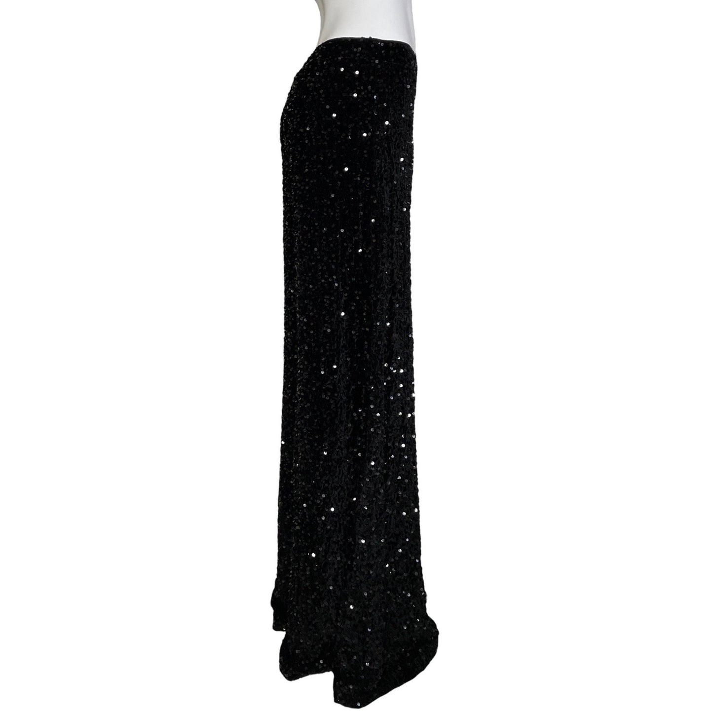 Pantalón FAERIESTY Ancho Lentejuelas Negro-
Talla L
