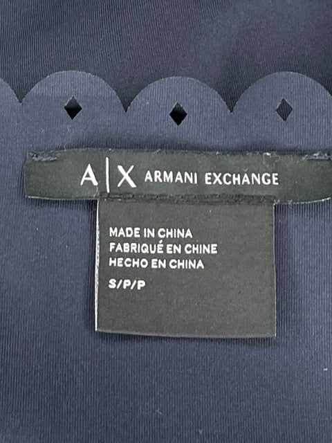 Top Armani Exchange Sin Mangas Azul-Talla S