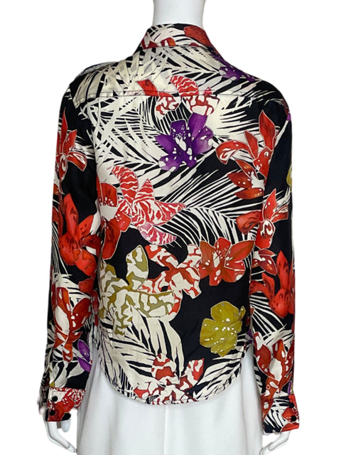 Blusa See by Chloe Floral Rojo-Talla 6