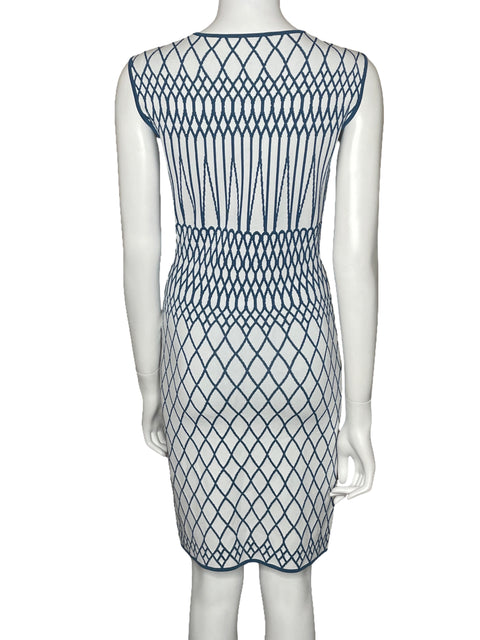Vestido BCBG Midi Sin Mangas Blanco-Talla XS