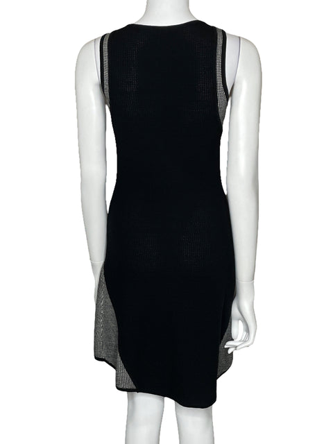 Vestido Armani Exchange De Punto Negro-Talla S