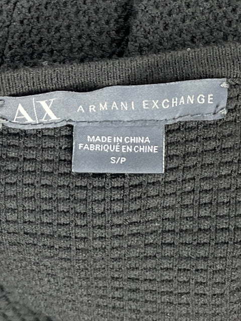 Vestido Armani Exchange De Punto Negro-Talla S