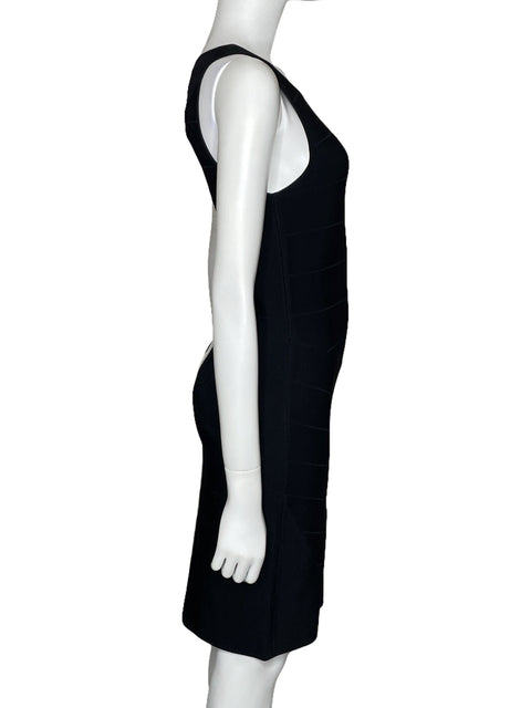Vestido Armani Exchange Sin Mangas Bicolor Negro-Talla M