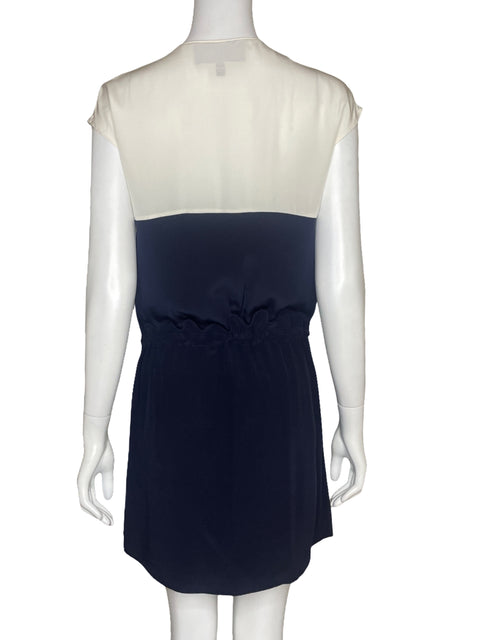 Vestido Rory Beca Cuello V Azul - Talla 6
