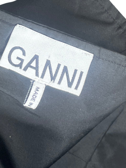 Vestido Ganni Globo Negro - Talla 38