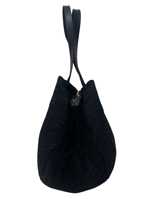 Bolso Maria Filo Tote Eyelet Negro-Talla U