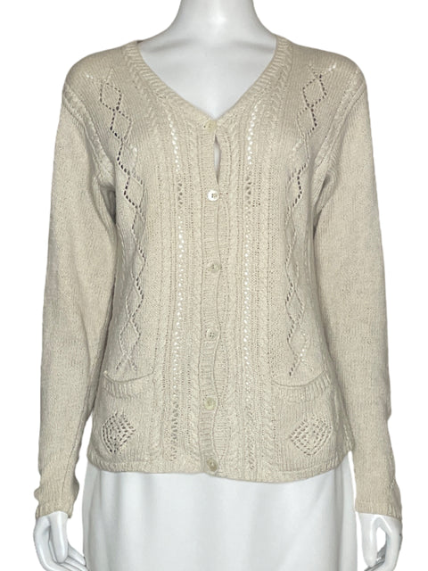 Abrigo Lauren Ralph Lauren Tejido Beige-Talla S