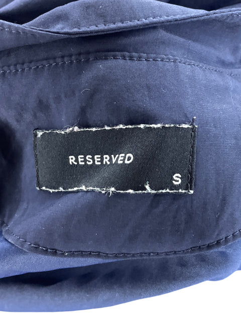 Bomber Reserved Cremallera Azul-Talla S