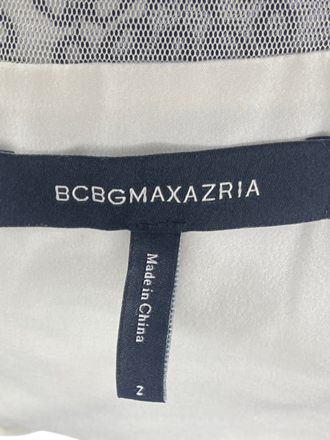 Vestido BCBG Bordado Blanco-Talla 2