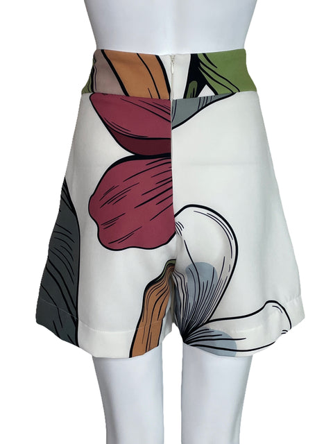 Short Argemiro Sierra Estampado Blanco-Talla U
